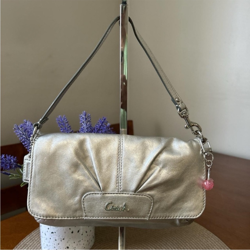 Coach Vintage Metallic Silver Mini Bag